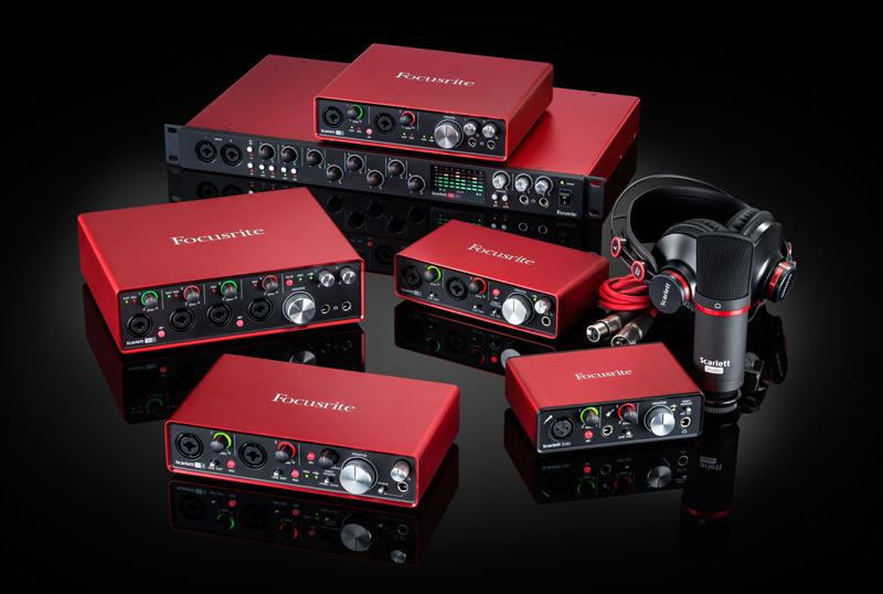 Focusrite presenta la segunda generación de las interfaces Scarlett